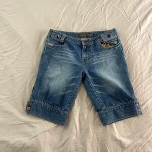 Women's Blue and Navy Shorts